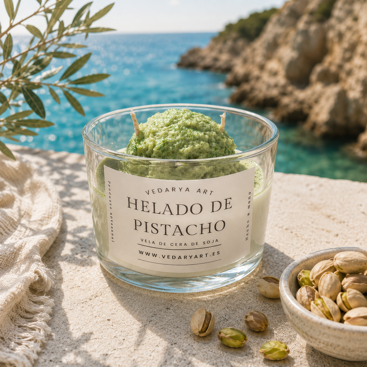Helado de Pistacho